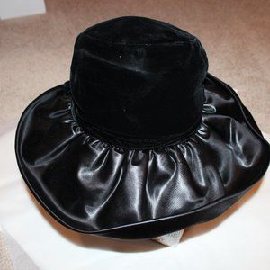 Vintage Christian Dior Velvet and Satin Hat